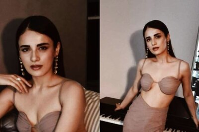 Radhika Madan Sets the Internet on Fire in Nude Bralette and Draped Skirt, See Photos