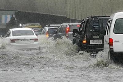 Hard rain in Mumbai, hardly any in Delhi