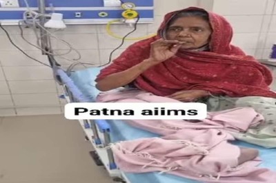 Watch: On ICU Bed Of AIIMS Patna, Elderly Woman Smokes Beedi