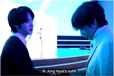 BTS' Jin Says Band Member V Looks Like Ri Jeong Hyeok from Crash Landing on You at Photoshoot