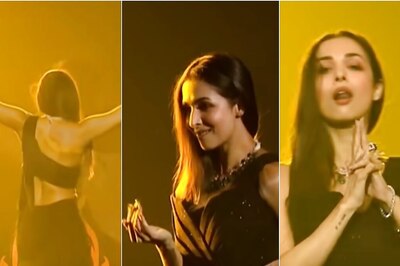 Malaika Arora Sets Internet On Fire With Her 'Ram Chahe Leela' Dance In Black Saree; Watch