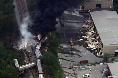 US: Train derailment, explosion near Baltimore rattles homes