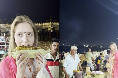 Russian Influencer Tries 'Bhutta' For The First Time In Mumbai, Video Goes Viral