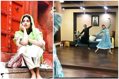 Janhvi Kapoor Dancing to 'Piya Tose' Ends with Dramatic Improvisation as She Loses Balance