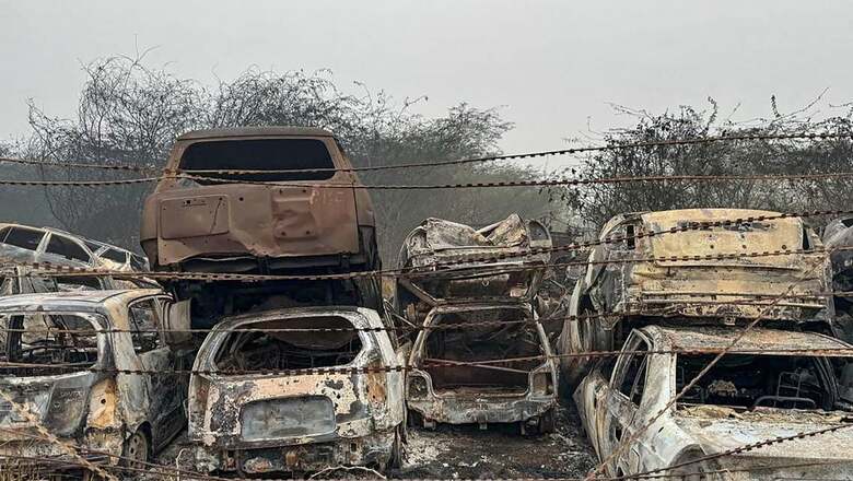 250 Vehicles Gutted in Blaze at Delhi Police' Wazirabad Yard