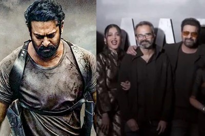 Prabhas Flies Down To Bengaluru To Celebrate Salaar's Success With Team, Shruti Haasan Joins Him; Watch