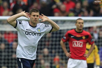 Milner leaves Villa for Manchester City