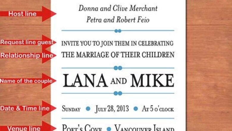 How to Write Wedding Invitations