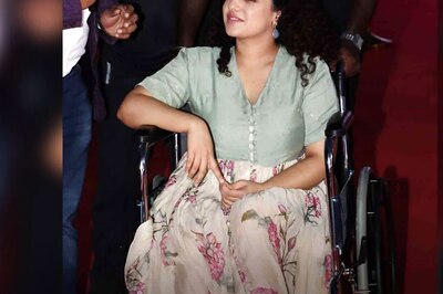Thiruchitrambalam Audio Launch: Nithya Menen Turns Up In Wheelchair