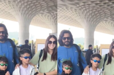 Riteish Deshmukh, Genelia's Kids Steal Spotlight With Their Hairstyles, Netizens React; Watch