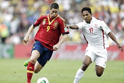 Torres scores four as Spain rout Tahiti 10-0