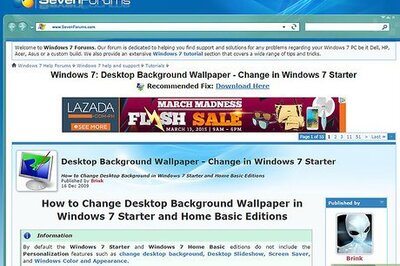 How to Change the Desktop Wallpaper in Windows 7 Starter Edition