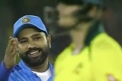 Watch: Rohit Sharma's Superb Reaction After Steve Smith Gets Disappointed With DRS Adjudging Him Out