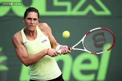 Petkovic dances her way into Miami second round