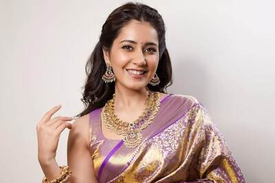 Actress Raashi Khanna Slays Traditional Look In Kanjivaram Saree