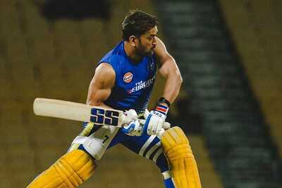MS Dhoni's Pic Practicing in CSK Nets Prompts Stellar Reaction From Harsha Bhogle, Says 'Never Seen Dhoni..'