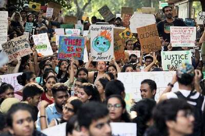'Be Part of Solution, Not Pollution': Delhi's Youth Join Thousands Across Globe to Protest Climate Change