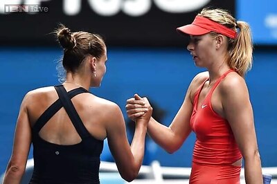 Maria Sharapova saves 2 match points, advances at Australian Open