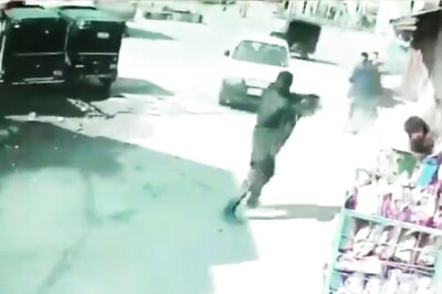 WATCH | On High-Security Srinagar Airport Road, Terrorists Open Fire at Cops; 2 Constables Dead