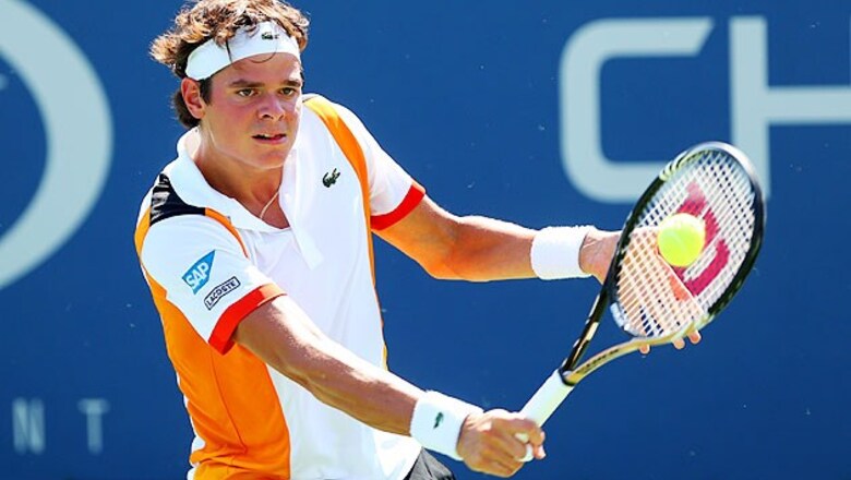 Raonic advances with five-set victory at US Open