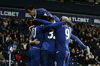 Lukaku scores twice as Everton beat West Brom 3-2 in Premier League