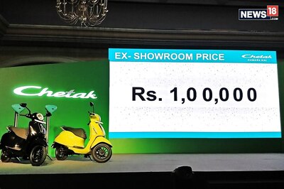 Bajaj Chetak Electric Scooter Launched in India at Rs 1 Lakh, Gets 95 Km Battery Range