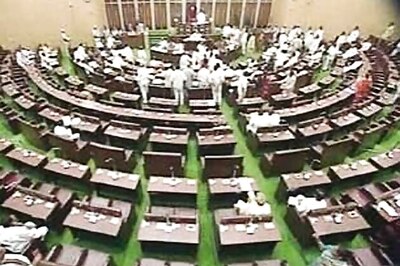 YSR Congress disrupts Assembly, demand voting on AP Reorganisation Bill