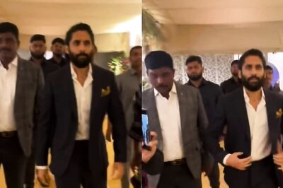Naga Chaitanya Looks Dapper in Formals As He Arrives At Varun Tej- Lavanya Tripathi's Wedding Reception; Watch