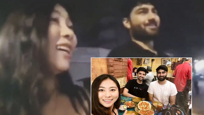South Korean YouTuber Meets Indian Men Who Came to Her Rescue on Mumbai Street