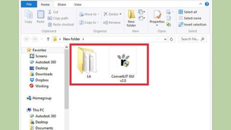 How to Open Lit Files