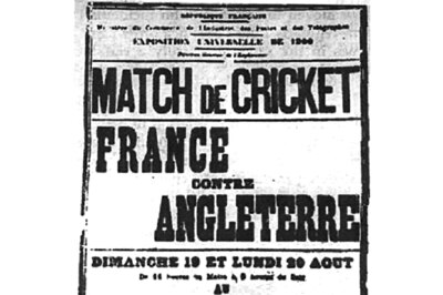 Cricket in 1900: Eiffel Tower Workers, a Bicycle Velodrome and 22 Englishmen