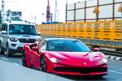 Ferrari SF90 Stradale Spotted in Mumbai Being Driven by Gautam Singhania: Watch