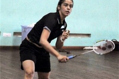 Shuttler Saina back on court, resumes training
