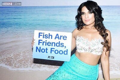 Snapshot: Richa Chadda dresses up as a mermaid for PETA's new campaign