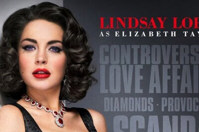 Lindsay Lohan's Elizabeth Taylor poster released