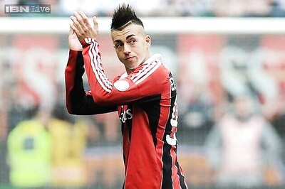 AC Milan striker Stephan El Shaarawy out for ten weeks