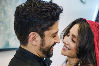 Farhan Akhtar-Shibani Dandekar Wedding: Farhan Slays in a Govinda Mehta Tuxedo; Shibani Dazzles in JADE by Monica and Karishma