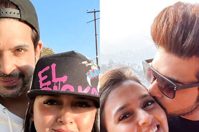 Karan Kundrra Plants a Kiss on Tejasswi Prakash’s Cheek In Pics from Couple’s Winter Diaries; See Post