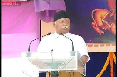 Government slammed over live telecast of RSS chief address on DD