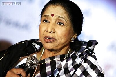Asha Bhosle re-records songs with fan Dinesh Shahra
