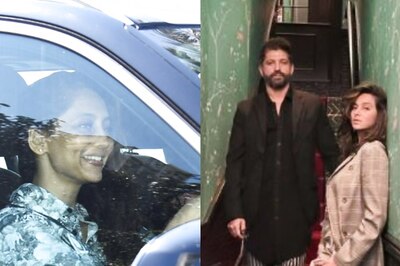 Farhan Akhtar, Shibani Dandekar Drive Off to Khandala for Wedding; Anusha Dandekar Accompanies Them