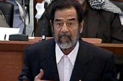 Saddam stays away as trial moves on