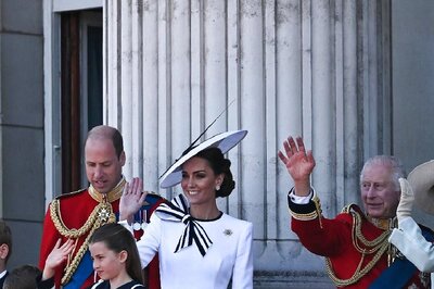 Watch: Kate Middleton Stands Next To King Charles As Royal Family Reunites On Buckingham Palace Balcony