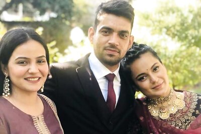 Kangana Ranaut Attends Cousin Karan's Engagement Ceremony in Himachal Pradesh, See Pics