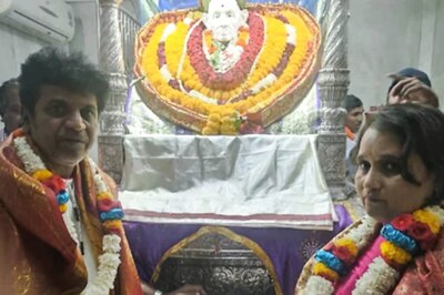 Shivraj Kumar Visits Siddharoodha Mutt Temple in Hubli Before the Release of Vedha