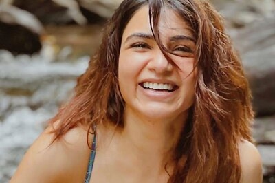 Samantha Ruth Prabhu Nails Vertical Jump Squats With Her Gym Partner - Dog Sasha