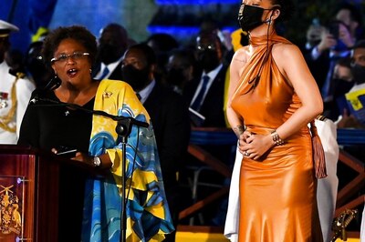 Rihanna Shone Like a Diamond with Signature Style at Event to Declare Her Barbados National Hero