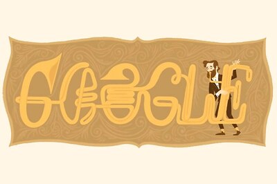Google marks Adolphe Sax's 201st birthday with five doodles, including the 'Googlehorn'