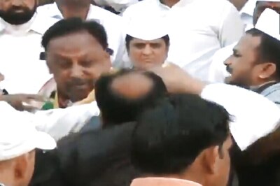 MP Congress Workers Clash During Flag Hoisting Ceremony on Republic Day at Indore