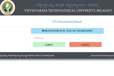 VTU B.E VII & VIII Semester Revaluation Results June/July 2017 Declared at results.vtu.ac.in